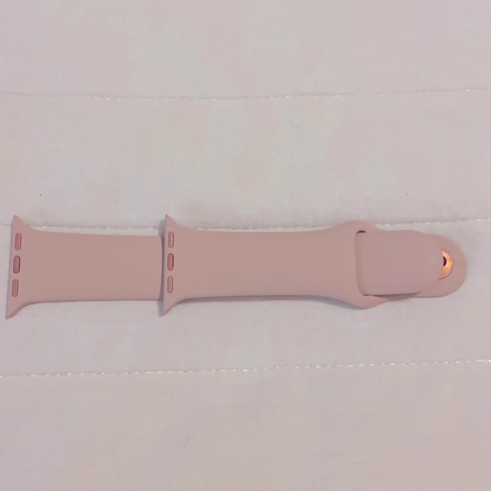 Apple 38 watch band. M/L Pink and rose gold color.